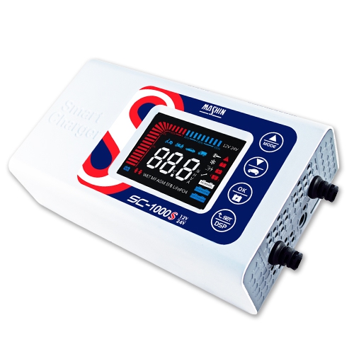 (圖)SC-1000S 智慧型 鉛酸/鋰鐵電池 12/24V 雙模充電器