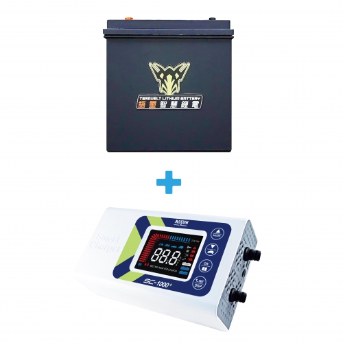 (圖)麻新X語璽 40B (L)(R) 電池+充電器組合